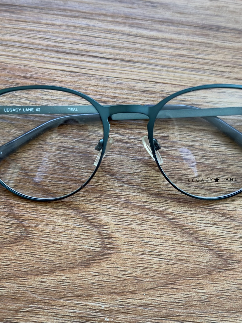 Legacy Lane 42 Teal Round Eyeglasses Frame 51-19-135